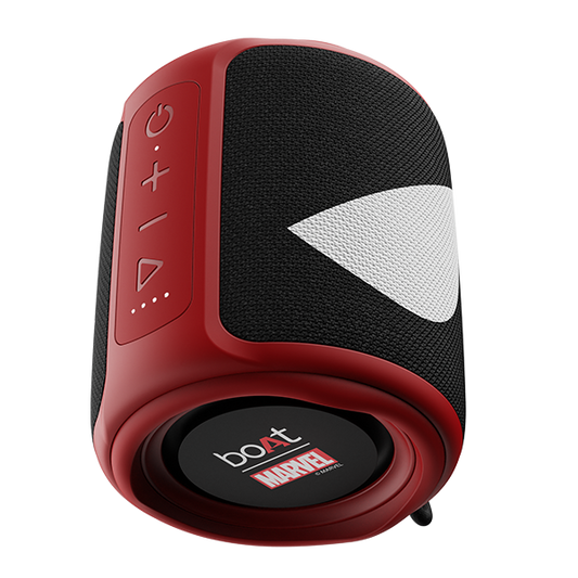 boAt Stone 350 Deadpool Edition | Portable Speaker with 10W RMS Stereo Sound, 12 Hours Playback, TWS Technology, 2200mAh battery