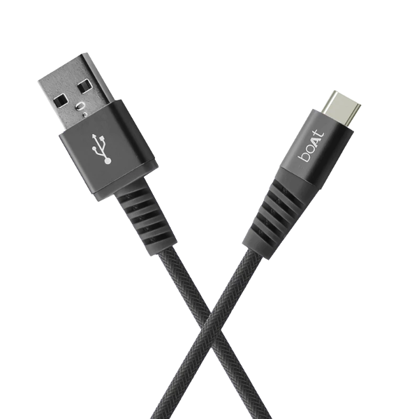 Para-Armour Type-C Cable 1.5M | Type-C Cable for Mobile Phones, Durable Nylon Braiding, 1.5 Meter length, 10000+ bends lifespan