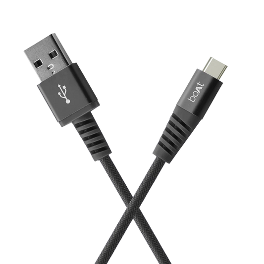 Para-Armour Type-C Cable 1.5M | Type-C Cable for Mobile Phones, Durable Nylon Braiding, 1.5 Meter length, 10000+ bends lifespan