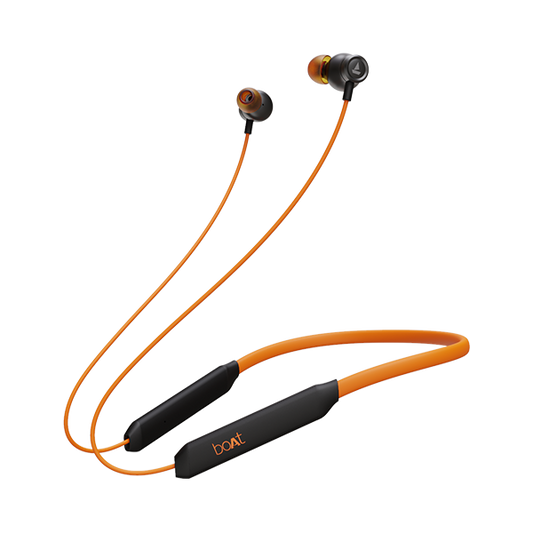 boAt Rockerz 205 Pro | Bluetooth Earphone with 10mm Drivers, Upto 30 Hour Playback, Lightweight Magnetic Earbuds
