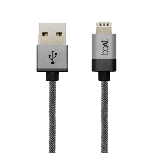 boAt Charger Lightning Cable 500 Apple Certified Cable 1 Meter | Apple iPhone Lightning Cable with 480mbps Data Transfer Speed