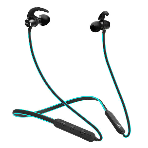 boAt Rockerz 255 | Bluetooth Wireless Earphone with 10 mm Dynamic Drivers, Uninterrupted Music Upto 6 Hours, IPX5 Sweat & Water Resistance, cVc Noise Cancellation