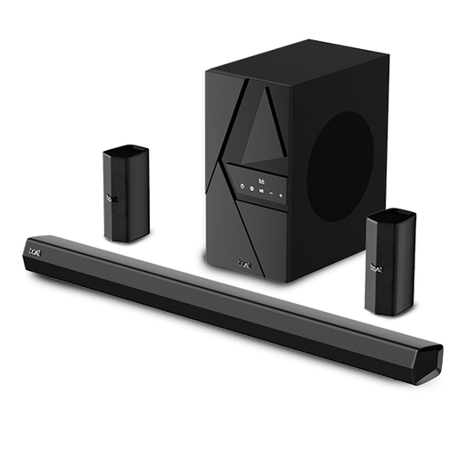 boAt Aavante Bar Azure | Soundbar with 500W RMS boAt Signature Sound, 5.1 Channel Sound, Bluetooth v5.3, EQ modes