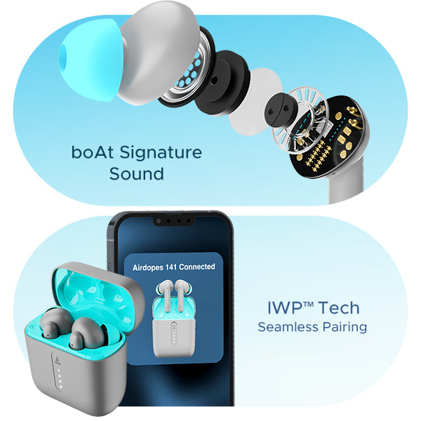 boAt Airdopes 141 | Wireless Earbuds with 42 Hours Playback, ENx™ Technology, BEAST™️ Mode