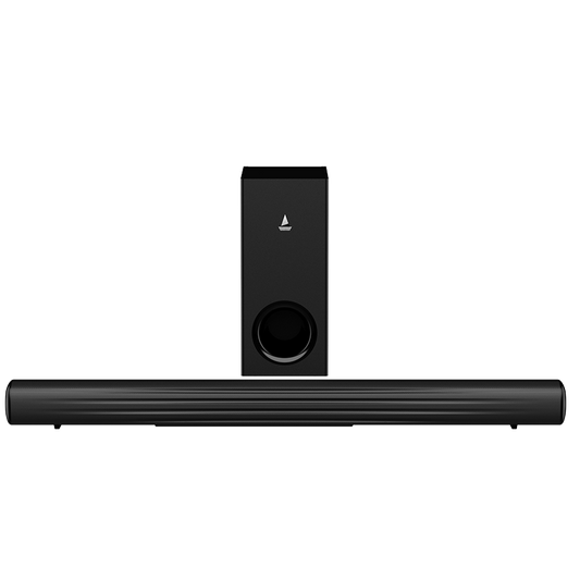 boAt Aavante Bar Aroha | Bluetooth Soundbar with Wired Subwoofer, 100W RMS Sound, 2.1 channel, Multiple EQ Modes, Bluetooth v5.3, USB, AUX, HDMI (ARC)