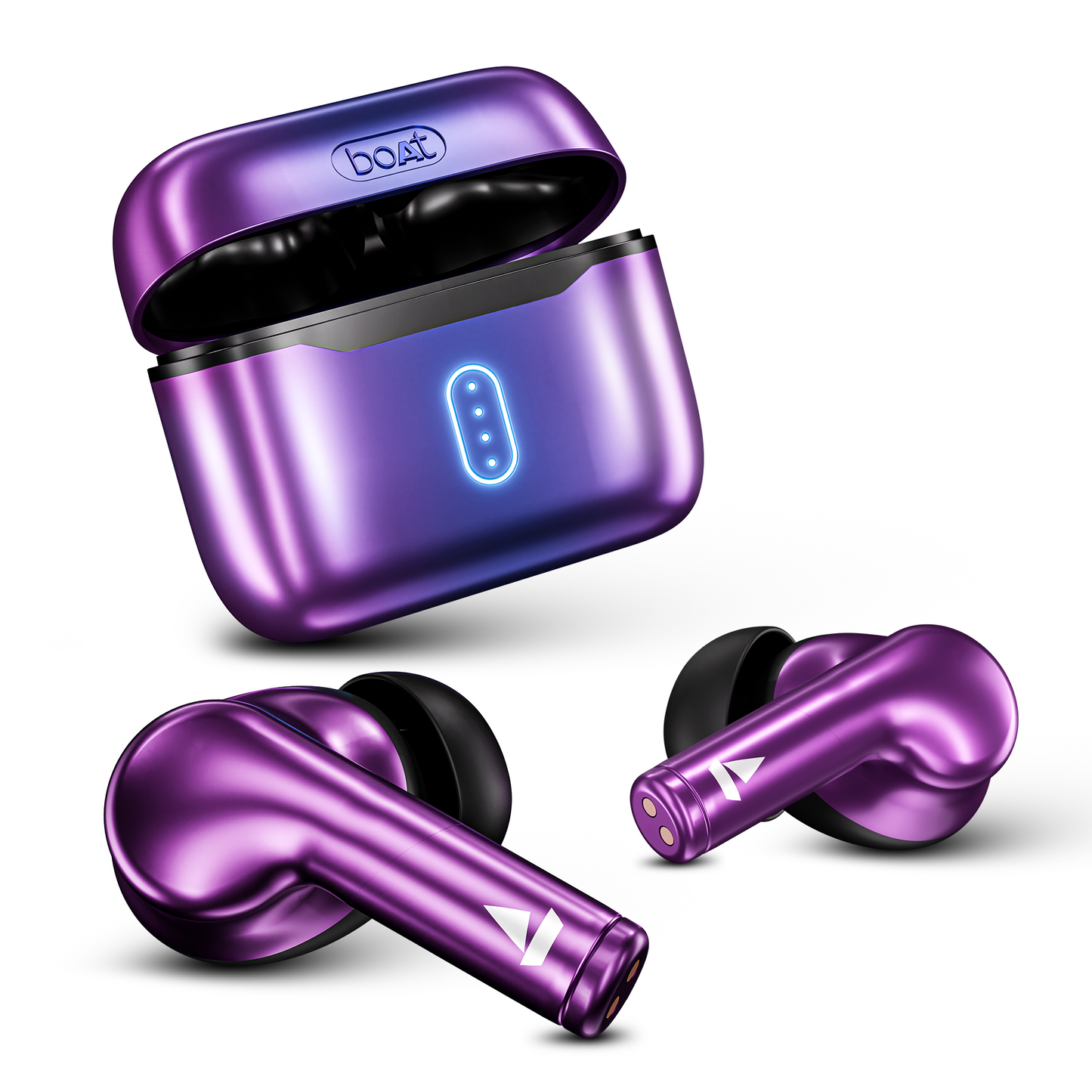 boAt Airdopes 141 Pro Buds | Wireless Earbuds with 60H Playback, ENx™ Technology, Sleek Metallic Finish, Bluetooth v5.3