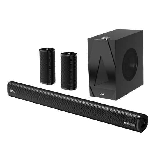 boAt Aavante Bar 3100D | 5.1 Channel Soundbar with 250W Home Theatre Experience, Entertainment EQ modes, Bluetooth 5.0