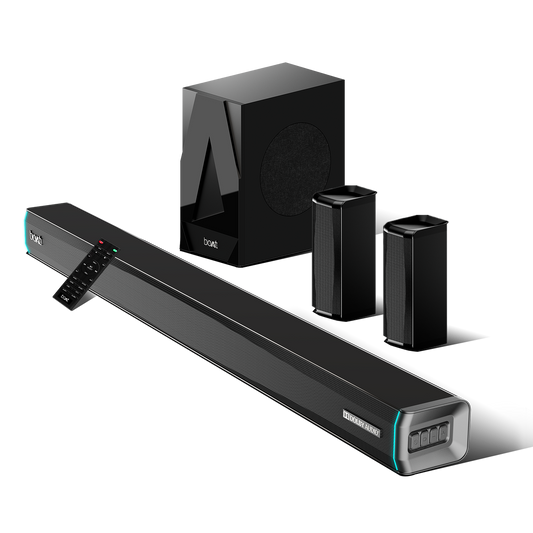 boAt Aavante Bar 5400D | 550W Bluetooth Soundbar, 5.1 Surround Sound System, Multi-connectivity , Multiple EQ Modes