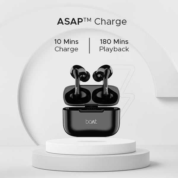 boAt Airdopes 161 | Wireless Earbuds with Massive Playback of upto 40 Hours, IPX5 Water & Sweat Resistance, IWP Technology, Type C Interface