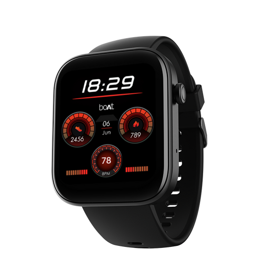 boAt Wave Call 2 | Smartwatch mit Bluetooth-Anrufen, 1,83 Zoll (4,64 cm) HD-Display, über 700 aktive Modi, über 1000 Zifferblätter, Crest OS+