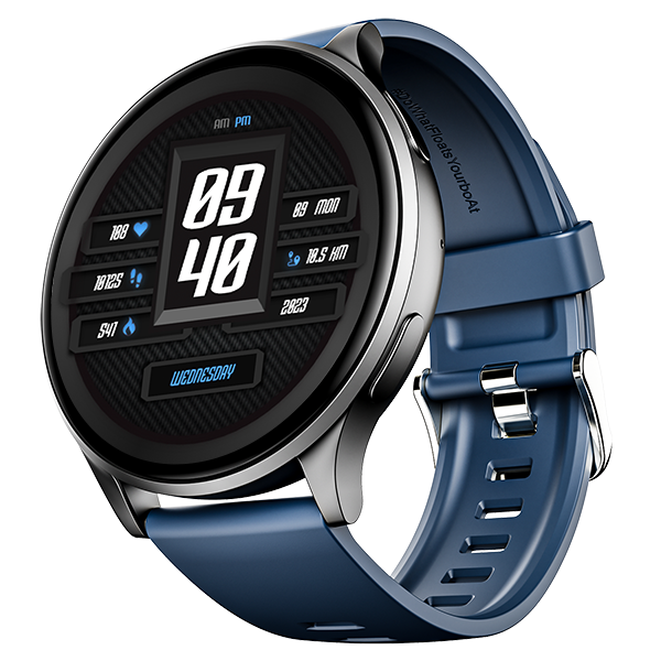 boAt Lunar Orb | Smartwatch with 1.45" (3.68cm) Amoled Display, BT Calling, Crest+ OS, Watch Face Studio