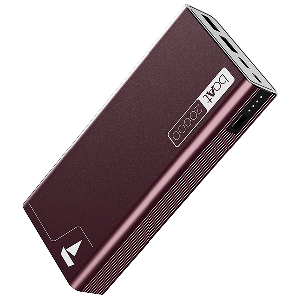 boAt Energyshroom PB400 | Powerbank with 20000mAh battery capacity with Smart IC protection