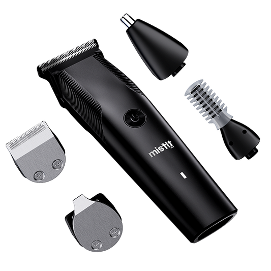 boAt Misfit Groom 100 5 in 1 | Grooming Kit with 120 Minutes Runtime, Multiple Attachments, Multiple Range Settings
