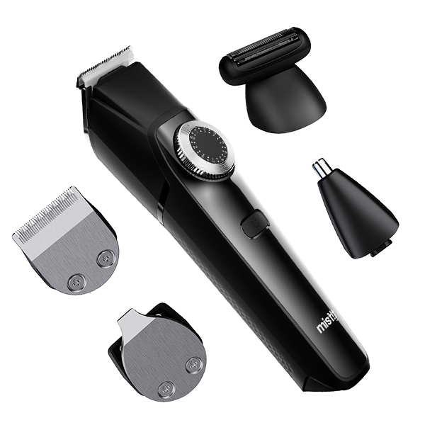 boAt Misfit Groom 700 5 in 1 | Grooming Kit with 180 Minutes Runtime, 5 Attachments, 0.5-20 mm Length Settings