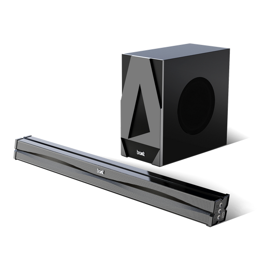 boAt Aavante Bar Orion Plus | 160W Bluetooth Soundbar, 2.1 Surround Sound System, Subwoofer & Wired Rear Speakers