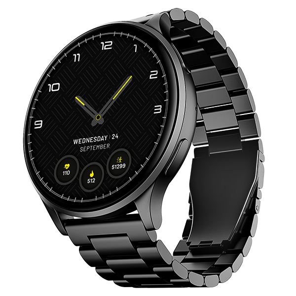 boAt Lunar Orb | Smartwatch with 1.45" (3.68cm) Amoled Display, BT Calling, Crest+ OS, Watch Face Studio