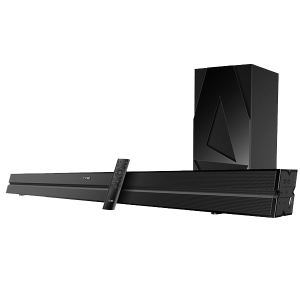 boAt Aavante Bar 2080 | 160W 2.1 Channel Bluetooth Soundbar with boAt Signature Sound, Wireless Subwoofer, Multiple Connectivity Modes