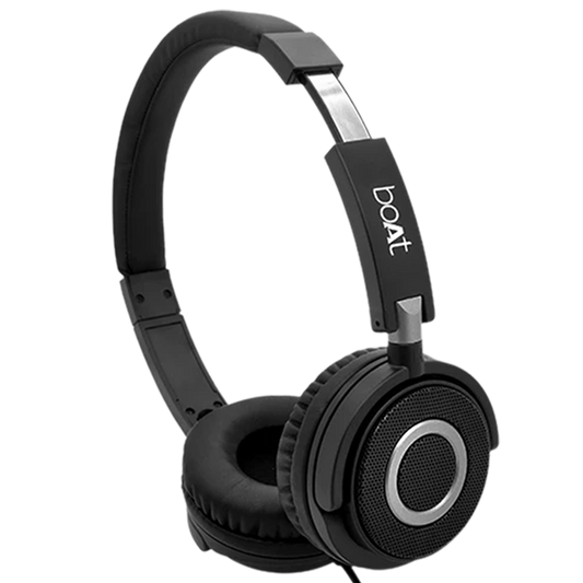 Bassheads 910 | Wired Headphone with 40mm Dynamic Drivers, Comfortable & Foldable Cups, In-line microphone