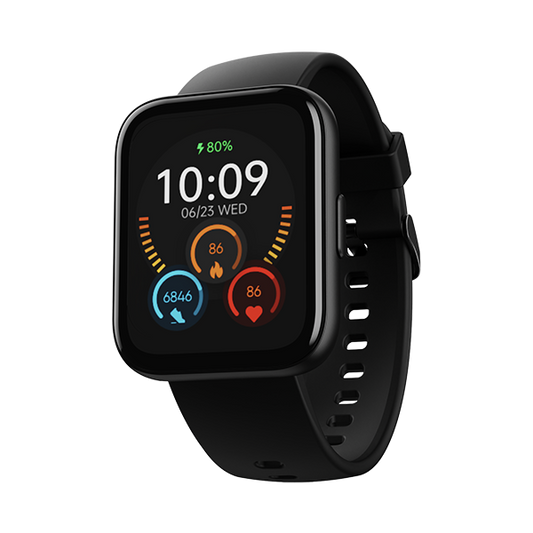 boAt Wave Call Plus | Smartwatch mit dem größten Display und 1,83 Zoll (4,64 cm) HD-Display, Bluetooth-Anrufe, Speichern von bis zu 20 Kontakten, IP68 Staub- und Wasserbeständigkeit