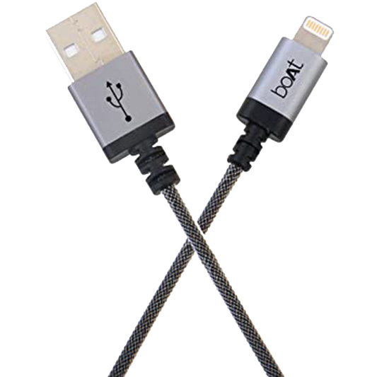 boAt Charger Lightning Cable 500 Apple Certified 2 Meter | Premium Fast Charging Cable for Apple devices
