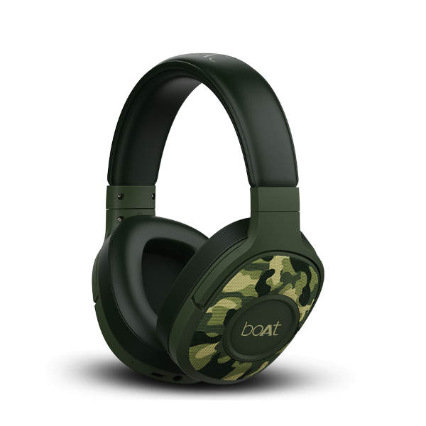 boAt Rockerz 550 | Over Ear Bluetooth Headphones with Upto 20H Playback, 50mm Dynamic Driver, 500mAh Battery