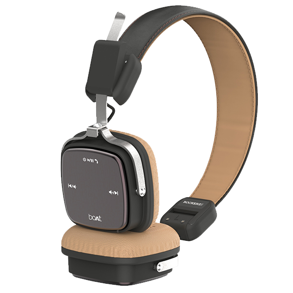 boAt Rockerz 600 | Bluetooth Headphone with 40mm Dynamic Driver, 8 Hours Playback, Easy Tap Controls, 300mah Battery