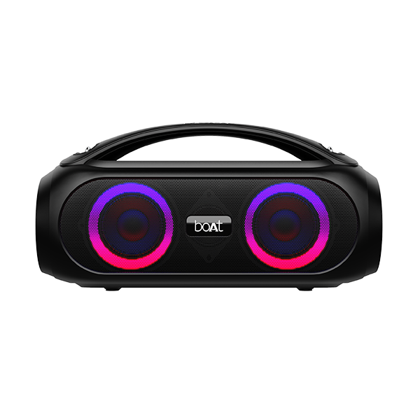 Party Pal 53 | Wireless Bluetooth Speaker with 20W RMS Stereo Sound, RGB LEDs, 4.5 Hrs Playback, USB, FM, AUX, BT