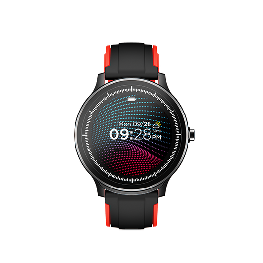 boAt Watch Delta | Premium-Smartwatch mit 1,3-Zoll-Full-Touch-LCD-Runddisplay, 3D-Hologramm-Benutzeroberfläche und über 300 Zifferblättern