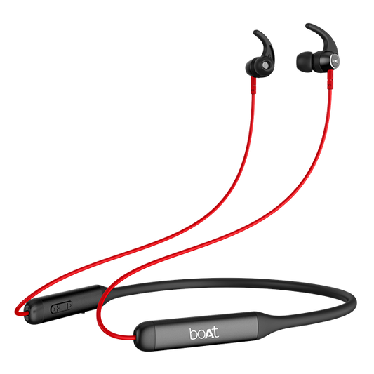 boAt Rockerz 330 | Bluetooth Earphone with Upto 30 Hours Nonstop Audio Bliss, Peerless Metallic Control Panel