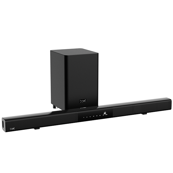 boAt Aavante Bar 1750 | 120W Home Theatre Soundbar with 80W Wireless Subwoofer, USB, Optical, Coaxial, HDMI, AUX, BT