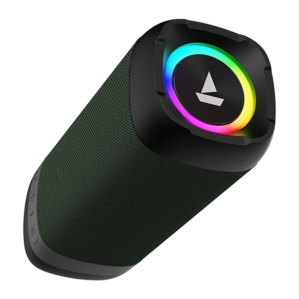 Stone 500 | Portable Bluetooth Speaker with 10W RMS Stereo Sound, RGB Lights, Bluetooth v5.0, AUX, USB & FM mode