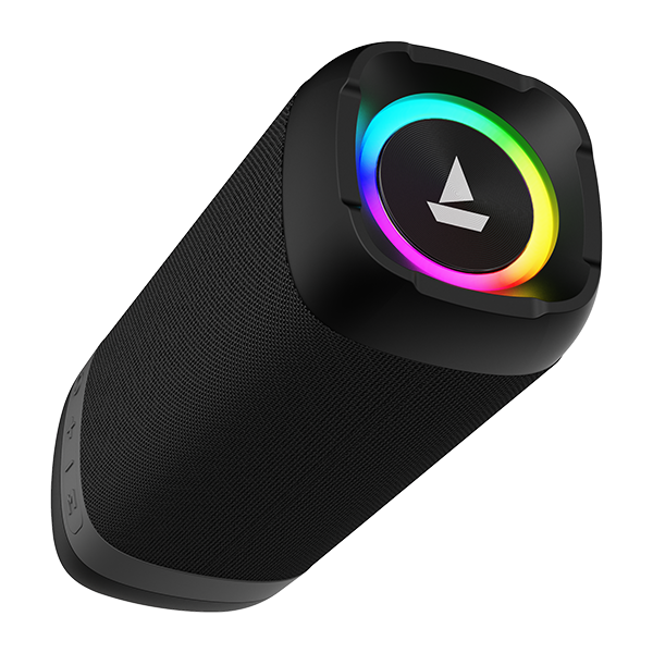 Stone 500 | Portable Bluetooth Speaker with 10W RMS Stereo Sound, RGB Lights, Bluetooth v5.0, AUX, USB & FM mode