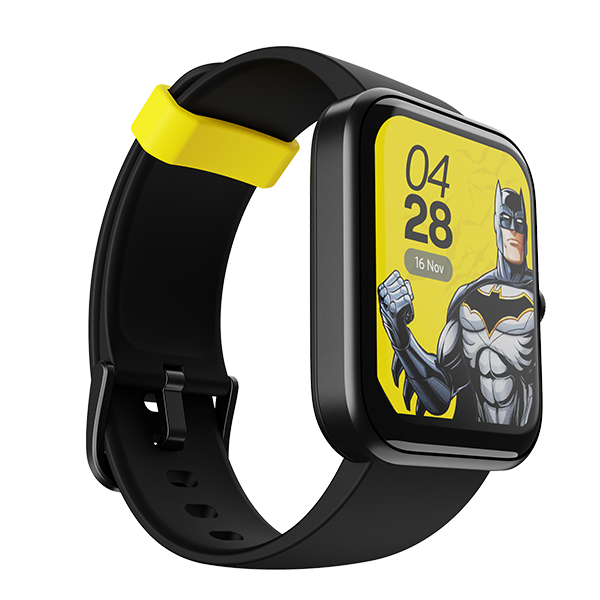 boAt Watch Xtend Batman DC Edition | Premium Smart Watch with Alexa Built-in, 1.69" (4.29cm) Big Square Display