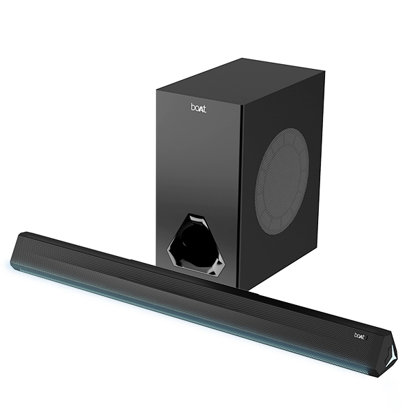 boAt Aavante Bar Aura | 160W RMS シグネチャーサウンド、2.1 チャンネル、有線サブウーファー搭載 Bluetooth サウンドバー