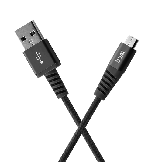 Para-Armour Micro USB 1.5 Meter | Premium USB Cable with 480Mbps Transfer Speed, Nylon Braiding, Durable Connectors