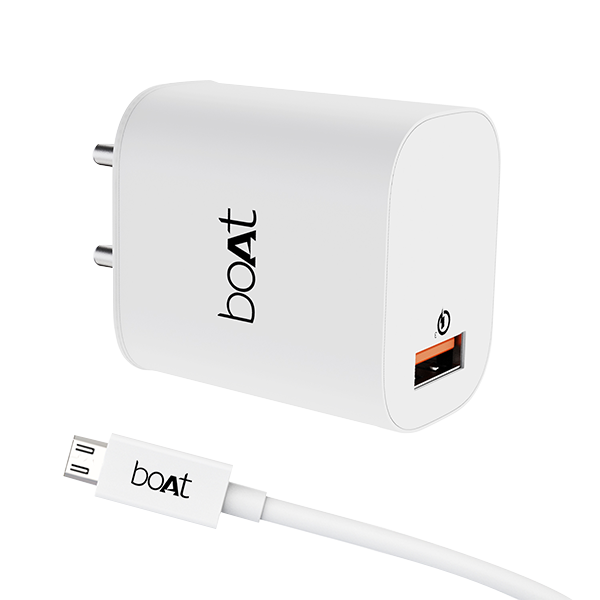 boAt WCD QC3.0 With Micro USB Cable