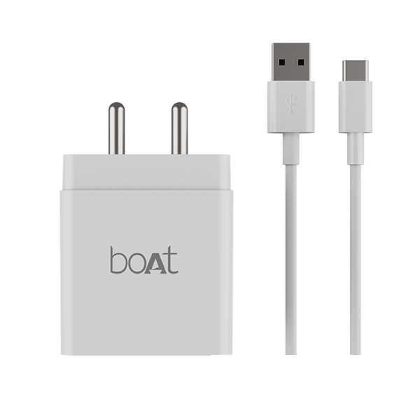 boAt 18W Dual QC-PD Charger with Type-C cable