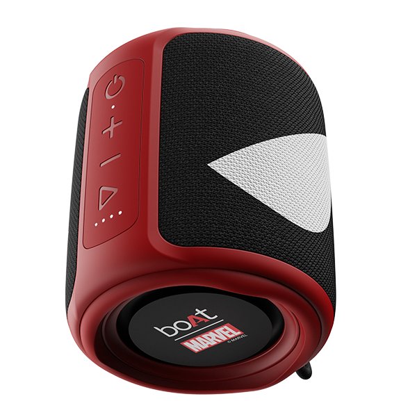 boAt Stone 350 Deadpool Edition | Portable Speaker with 10W RMS Stereo Sound, 12 Hours Playback, TWS Technology, 2200mAh battery