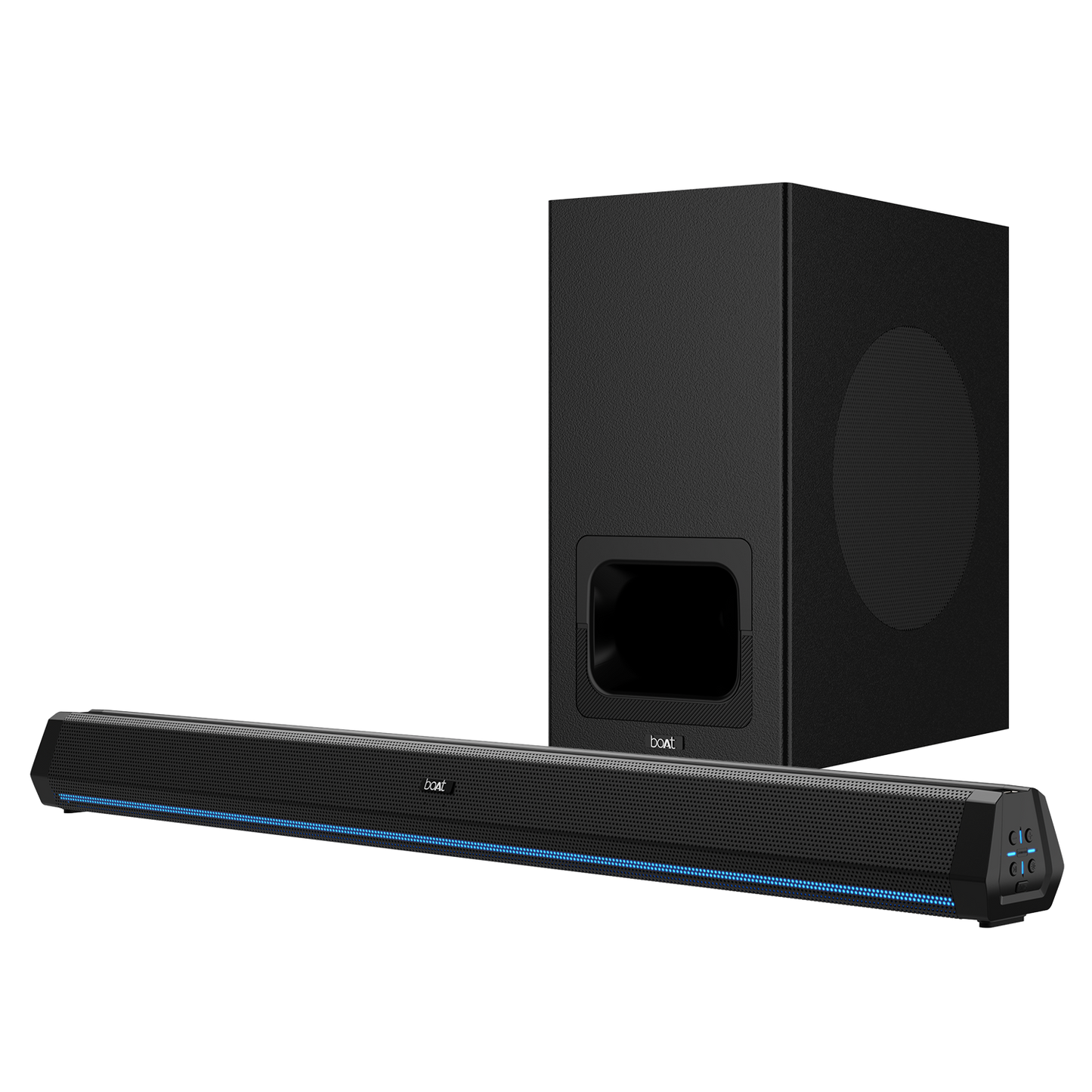 boAt Aavante Bar 2600 | 2.1 Channel 300W RMS Bluetooth Soundbar, Wired Subwoofer, Multi-connectivity