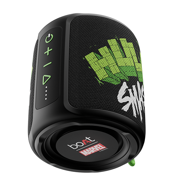 boAt Stone 352 Hulk Edition | Portable Speaker with 10W RMS Stereo Sound, 12 Hours Playback, TWS Technology, 2200mAh battery