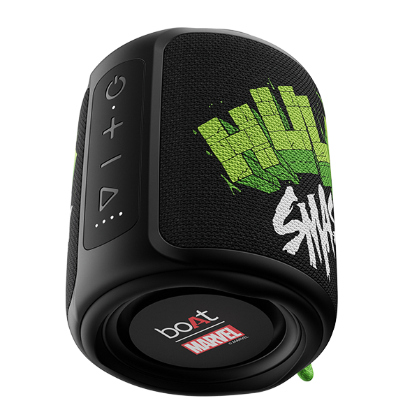 boAt Stone 350 Hulk Edition | Portable Speaker with 10W RMS Stereo Sound, 12 Hours Playback, TWS Technology, 2200mAh battery