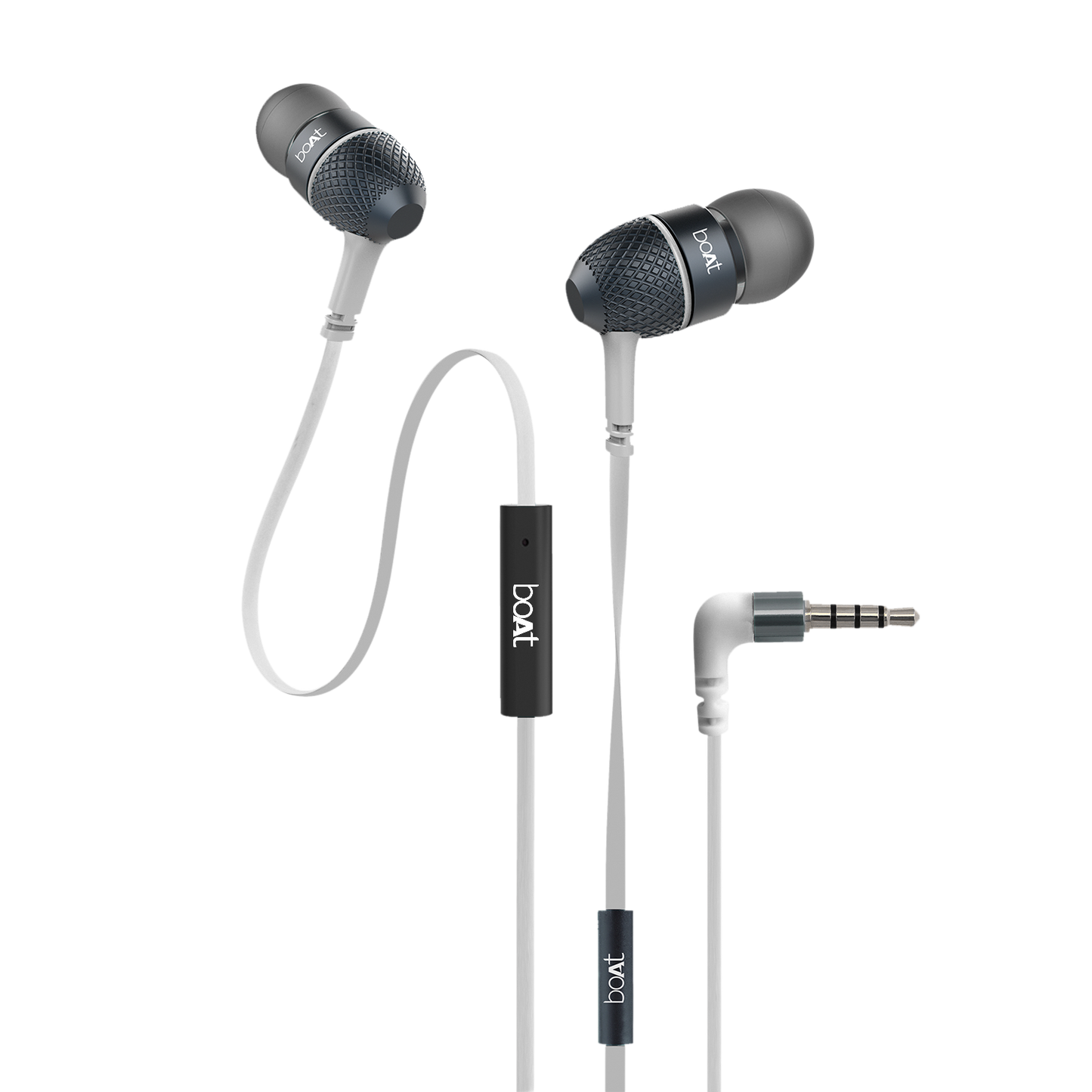 Bassheads 225 | Wired Earphone having 10mm Driver, Passive Noise Cancellation, Polished Metal Design, Hands-free communication