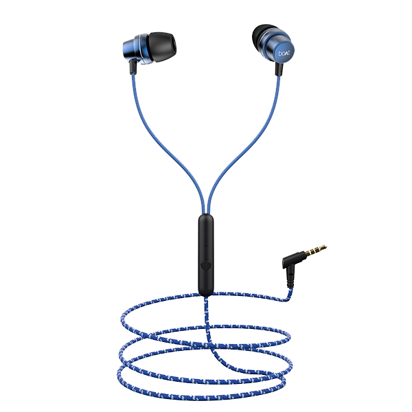 Bassheads 182 | In-Ear Wired Earphone with 10mm Driver, Durable Braided Cable, Active Voice Assistant