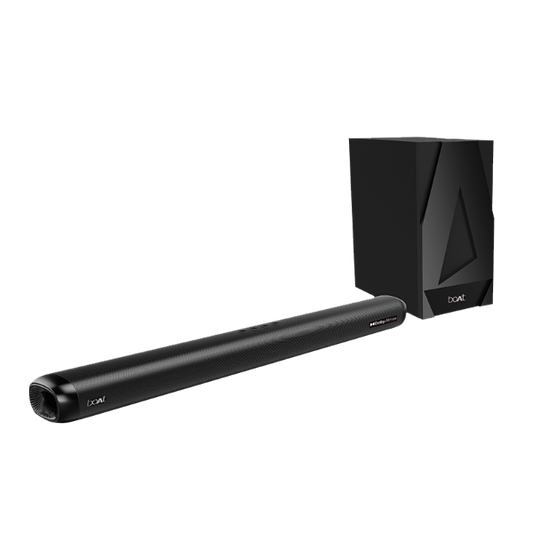 boAt Aavante Bar 4000DA | Powerful 200W Home Theatre Sound, 2.1.2 Channel, Dolby Atmos 3D Technology, Sleek & Minimal Design