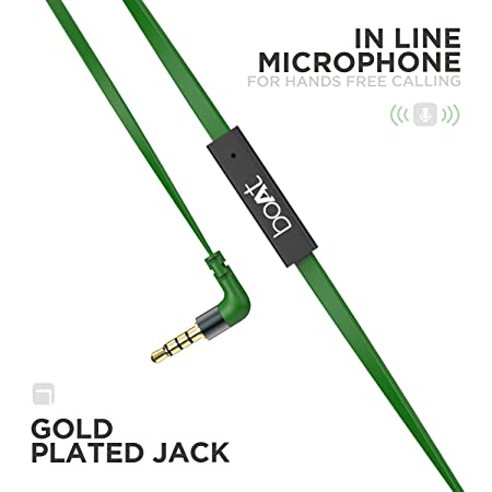 Bassheads 225 | Wired Earphone with 10mm Driver, Passive Noise Cancellation, Hands-free communication, Super Extra Bass