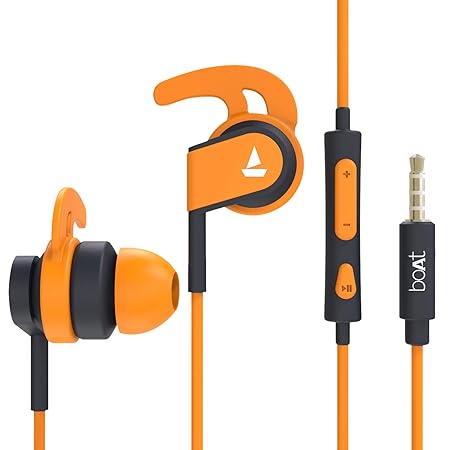 boAt Bassheads 242 | Wired Earphone with Durable Coated Cable, 10mm Dynamic Driver, IPX4 Water Resistant