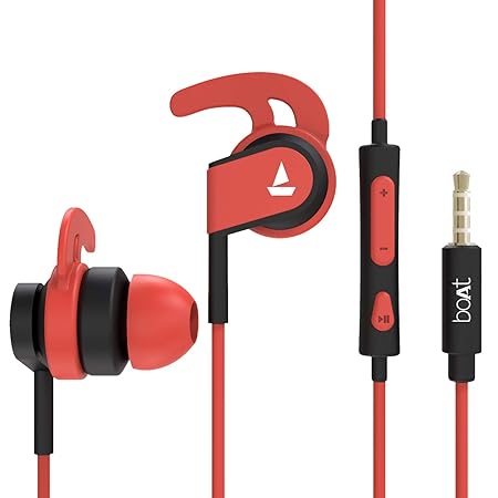 boAt Bassheads 242 | Wired Earphone with Durable Coated Cable, 10mm Dynamic Driver, IPX4 Water Resistant