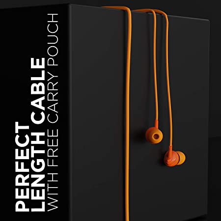 Bassheads 100 | Wired Earphone with 10mm Dynamic Driver, Hawk Inspired Design, Made in India, Super Extra Bass