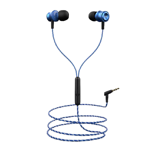 boAt Bassheads 152 | プレミアム HD サウンド、角度付きヘッドフォンジャック、スーパーエクストラベース、アクティブ音声アシスタントを備えた有線イヤホン