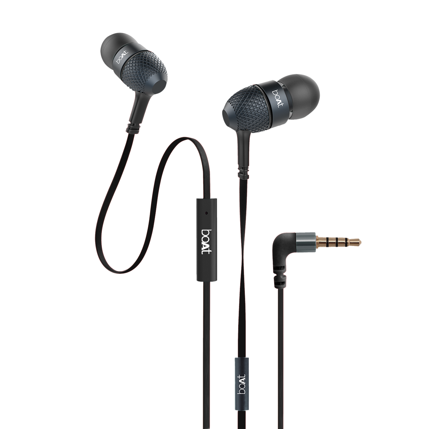 Bassheads 225 | Wired Earphone having 10mm Driver, Passive Noise Cancellation, Polished Metal Design, Hands-free communication